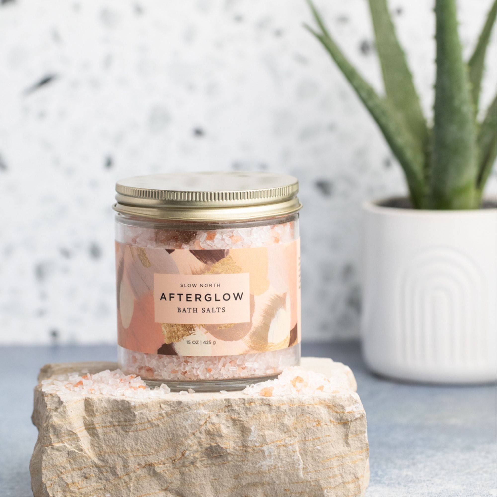 Afterglow Bath Salts - 15 oz Jar