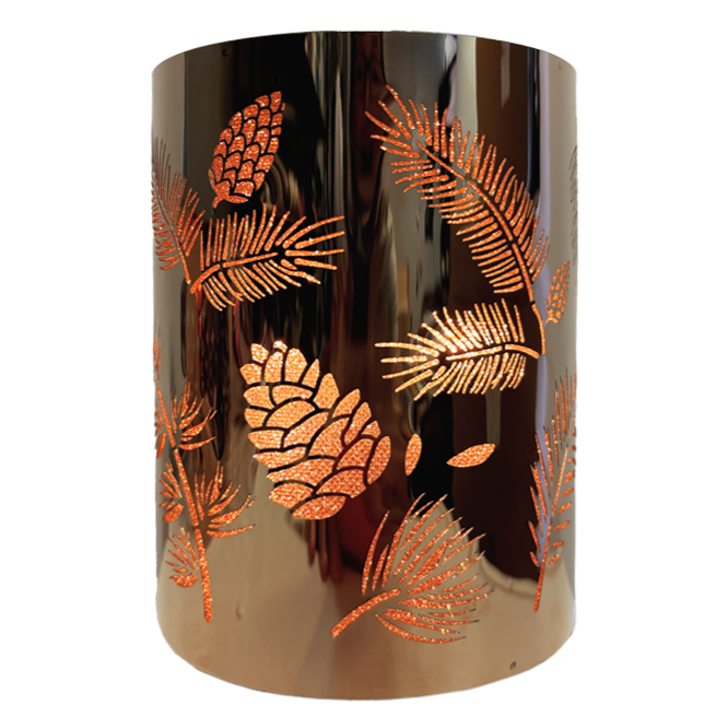 Pinecones & Holly Shade
